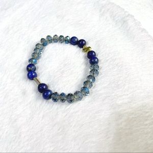 2$ add on! Zen Blue beaded bracelet